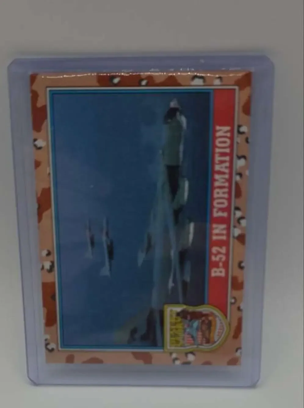 1991 Topps Desert Storm #135 B-52 in Formation Card